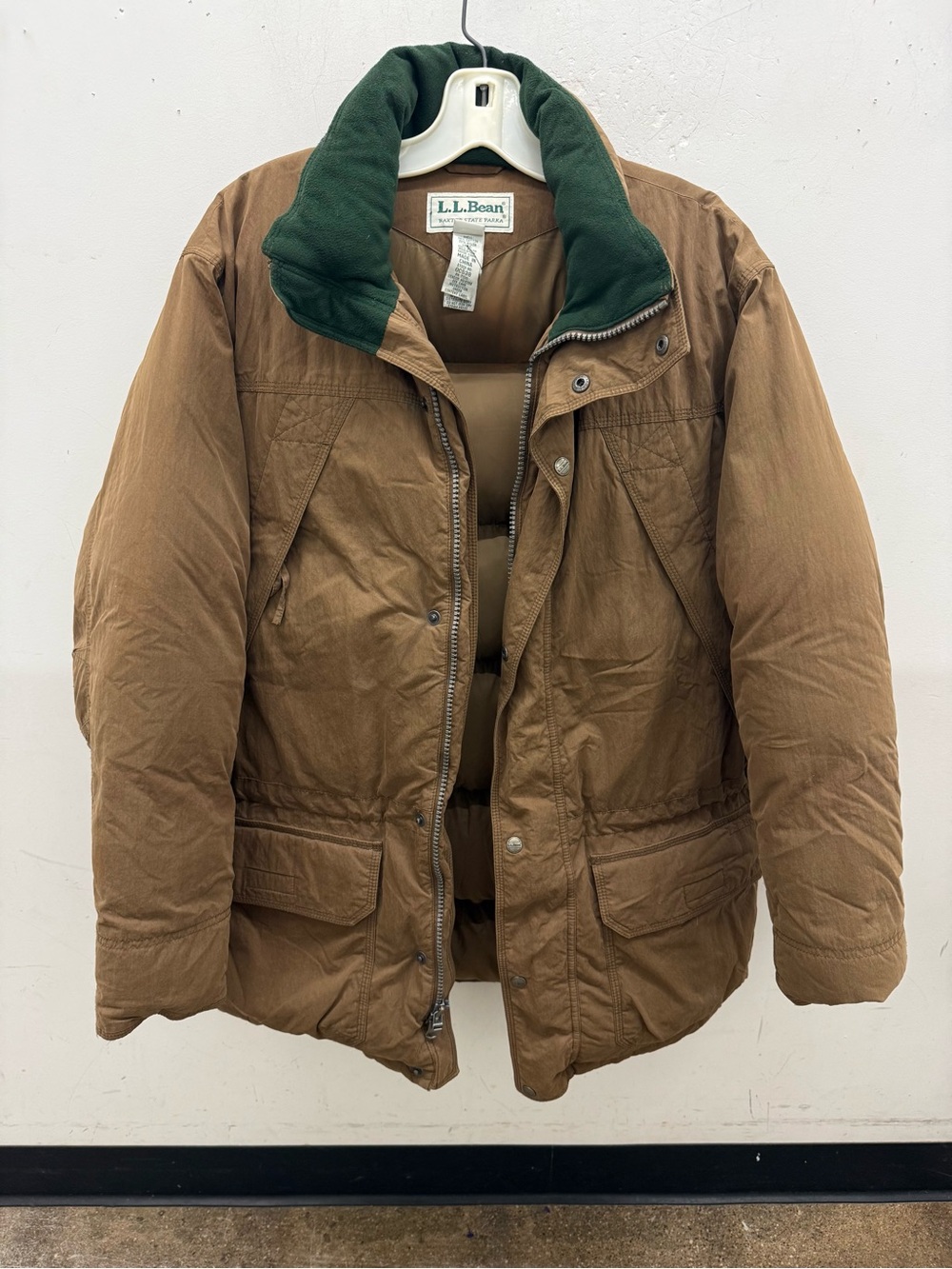 Vintage L.L.Bean Goose Down Baxter State Parka coat size regular medium